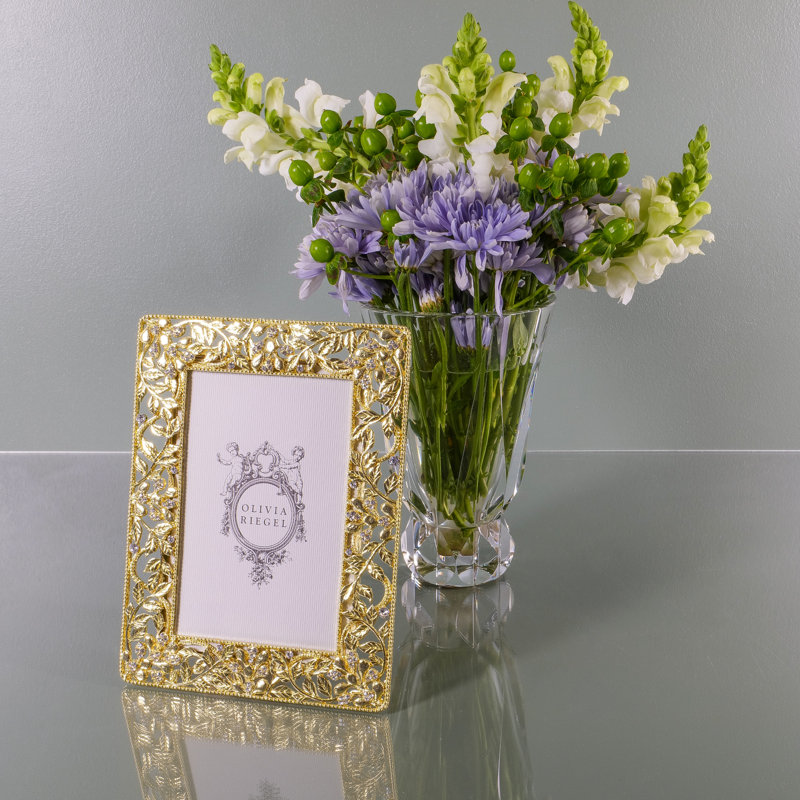 Festoon Metal Picture Frame, 5" W x 7" H