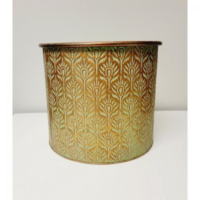 Ensemble de 3 pots à fleurs en métal