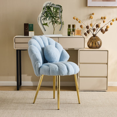 Lemley Shell-Shaped Vanity Chair