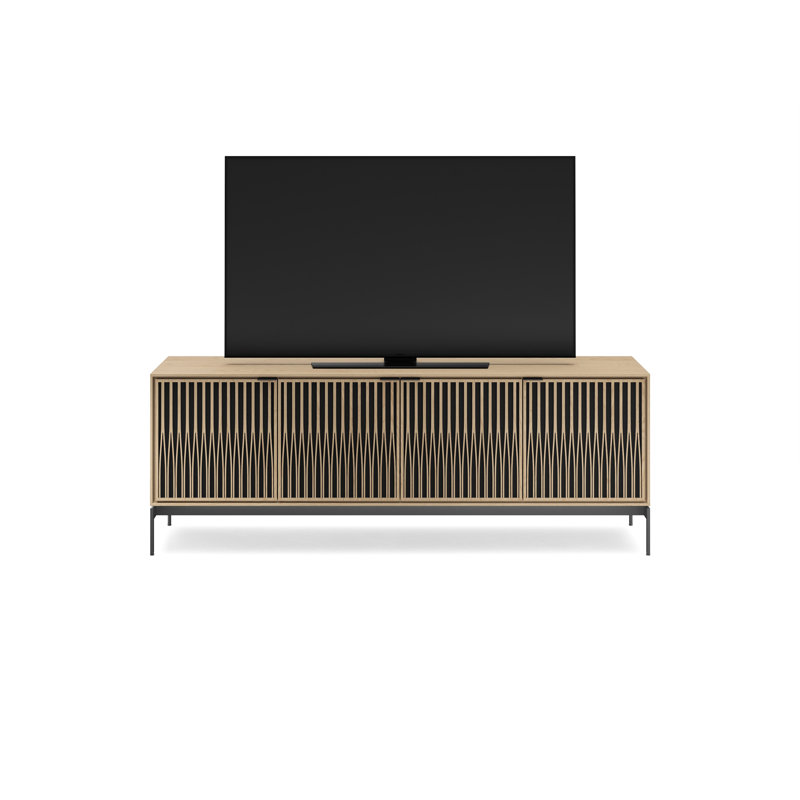 Elements - Cabinet with Console Base - Tune Door, Washed Oak