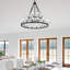 Pearson Dimmable Wagon Wheel Chandelier-1646483161