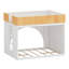 Lit superposé avec éclairage DEL modulaire et silhouette semi-circulaire pour chambres d'enfants modernes-499202386-499202387