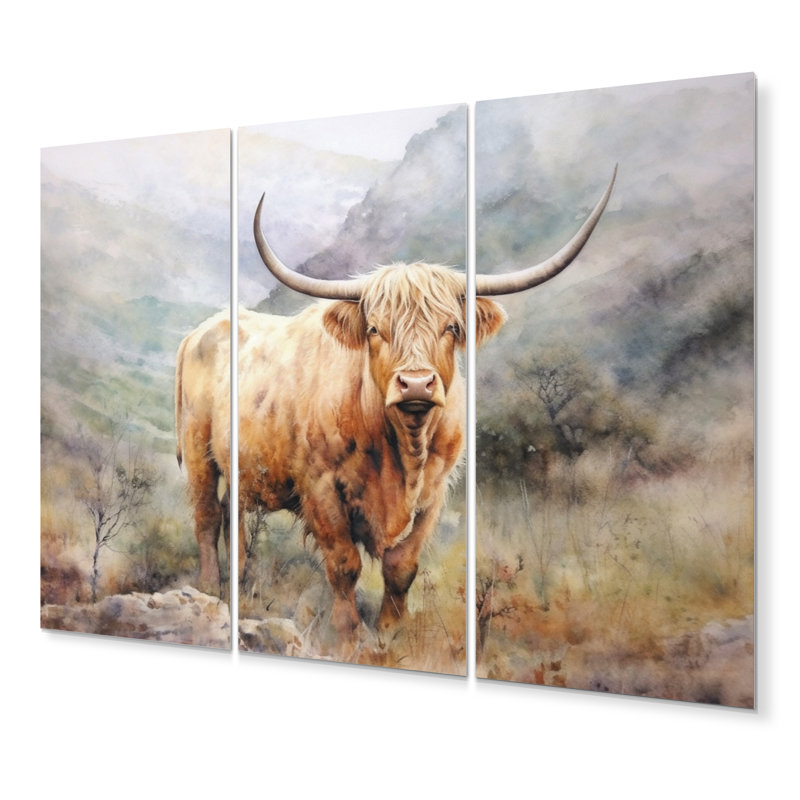 Rustic Animals Wall Decor on Metal