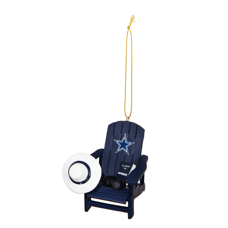 Ornement figurine suspendu nfl adirondack, Dallas Cowboys