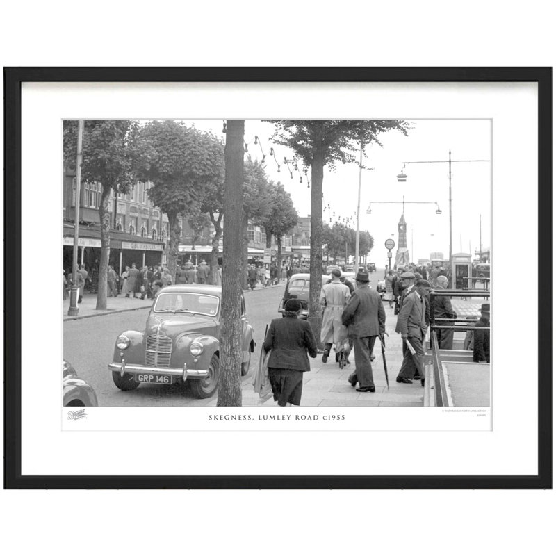 Skegness, Lumley Road C1955 by Francis Frith - Single Picture Frame Print, 60cm H x 80cm W x 2.3cm D