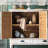 Retro Solid Wood Accent Cabinets