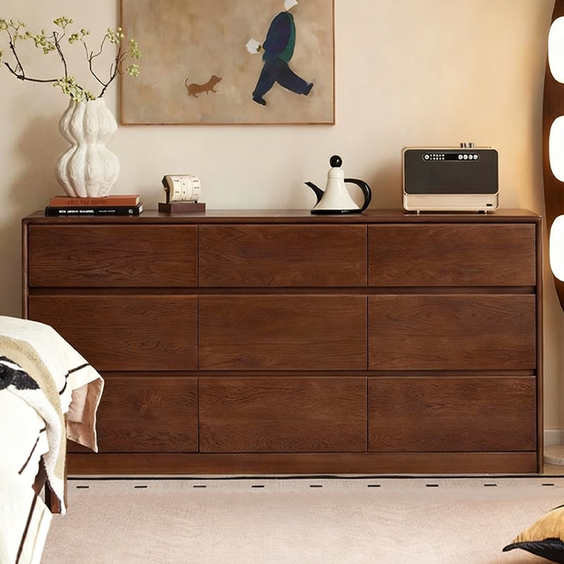 Walnut Solid Wood Accent Cabinet