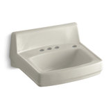 Greenwich Ceramic 21" Wall Mount Bathroom Sink with Overflow