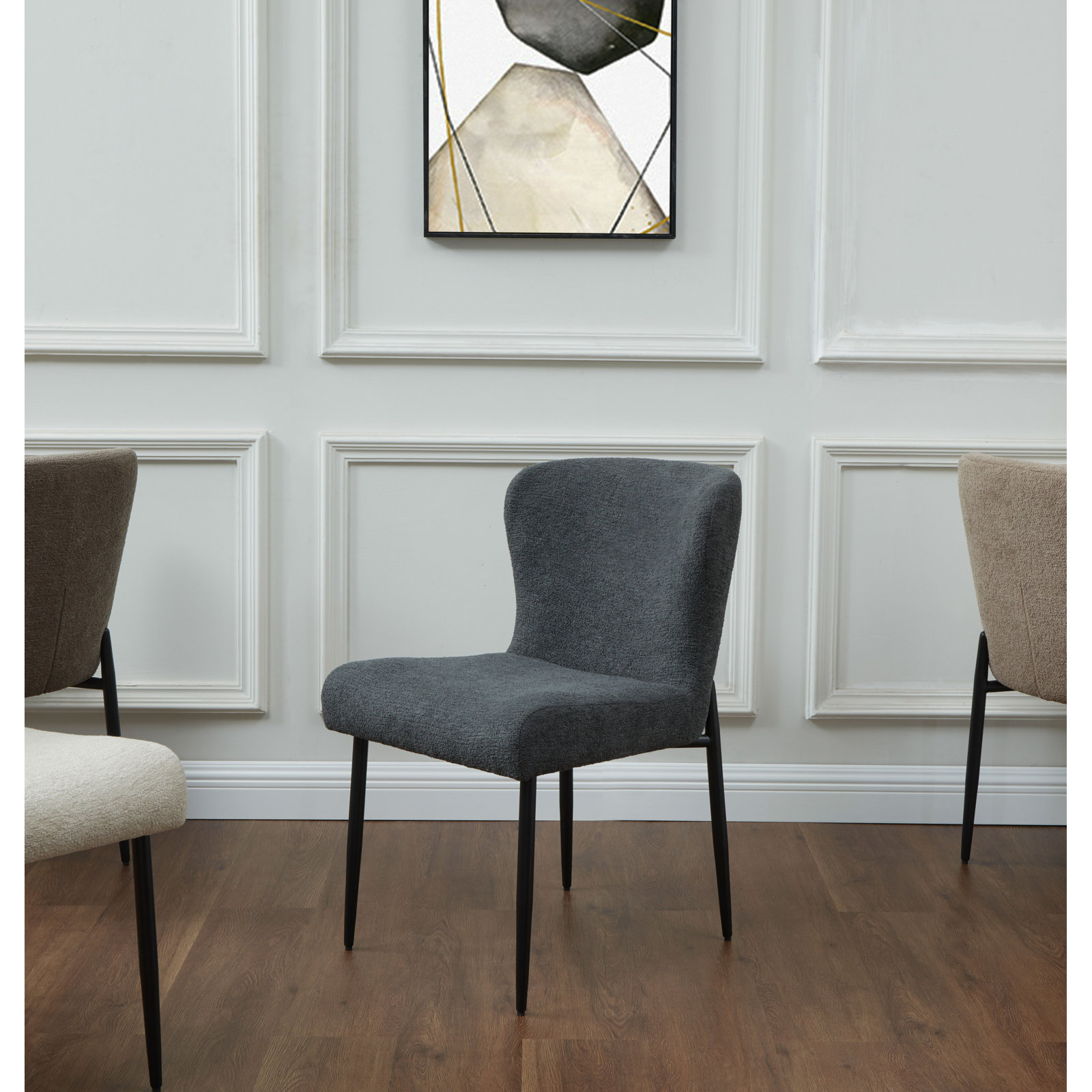 Estrella Dining Chair, Dark Gray