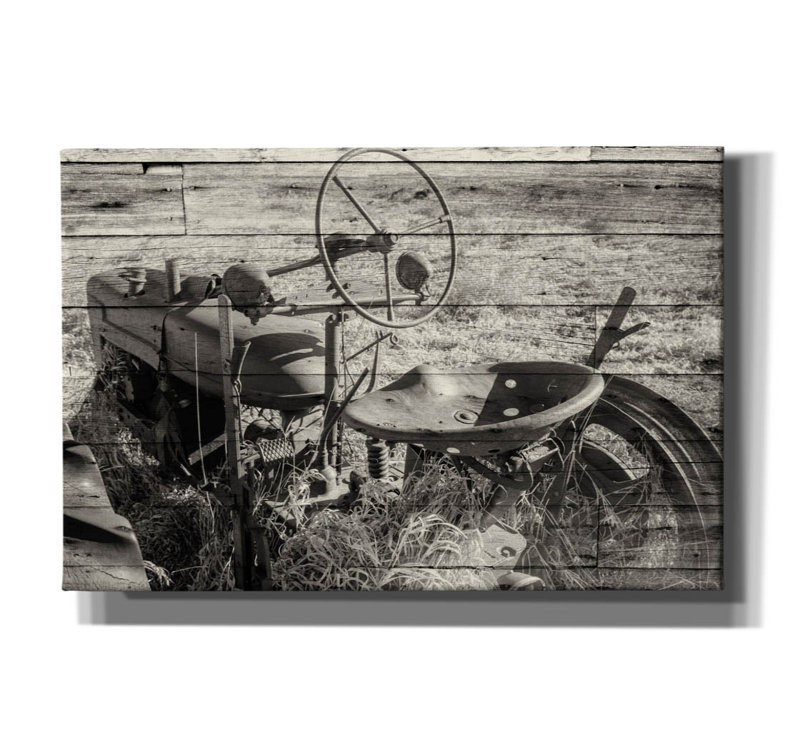 "Gracie Oaks", "Ferme perdue dans la prairie 030" par Gordon Semmens, art mural sur toile, H 12 po x l 18 po x P 0,75 po