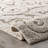 Pipers Contemporary Shag Performance Cream/Beige Rug-1533279702