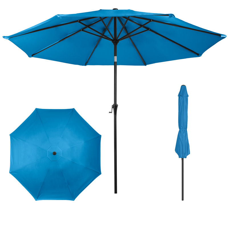 Parasol d'extérieur 10 pi Pure Garden, Bleu éclatant