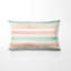 Coussin à rayures - Coussin décoratif moderne à imprimé aquarelle-125945088