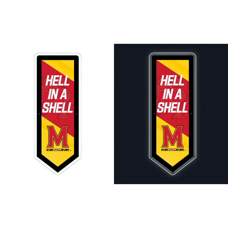 Enseigne murale NCAA Team Pennant, Université du Maryland