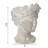 Greek Style Cement Head Planter - Indoor Outdoor Home Garden Decor, D7" X 11"