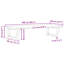 Northborough 100cm Bathroom Vanity Top