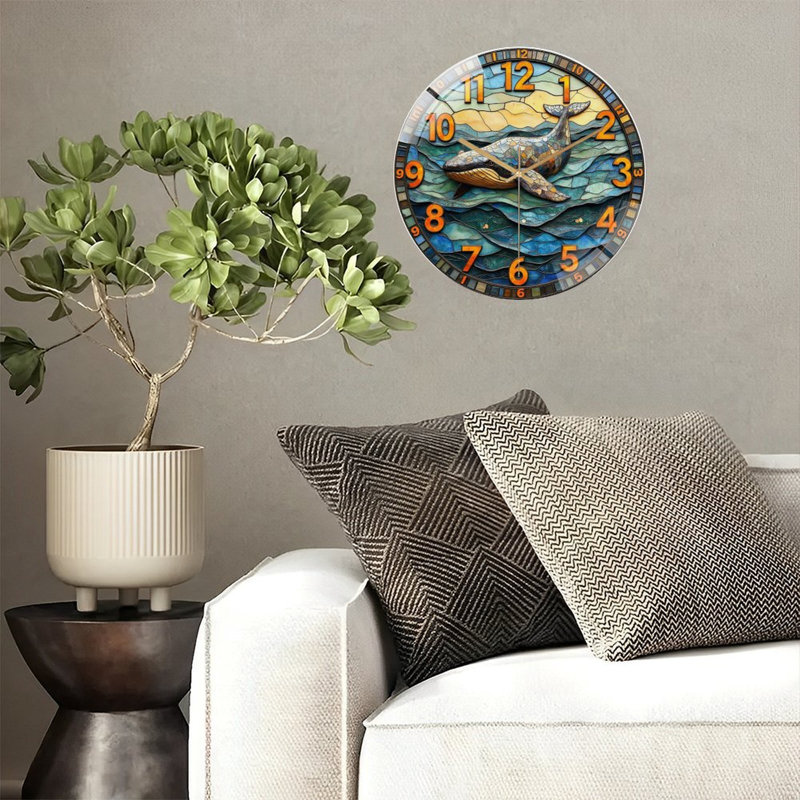 Horloge murale Whale