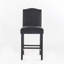 Tabouret de bar 26,25 po de hauteur comptoir avec garniture cloutée