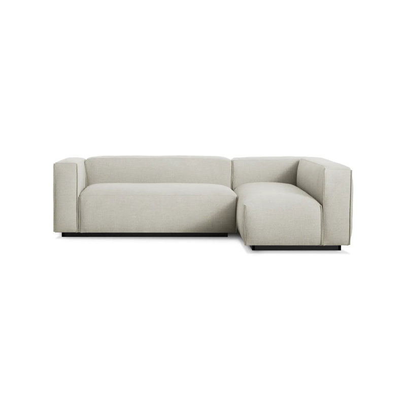 Cleon Modular Sectional, Maharam Mode in Clavicle 100% Polyester, Left Hand Facing