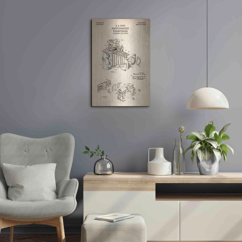 "Parchemin photographique" par Luxe Metal Portfolio, H 24 po x l 16 po