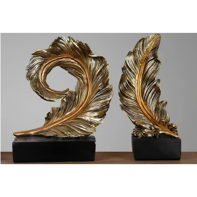 Chic Decorative Object Set (2 Pieces), 10.2 x 9.4 x 4.3 inches & 11.8 x 3.9 inches | 100% Polyester, Soft Texture | Perfect for Home Decor, Modern Touch to Living Room & Office Spaces