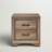 Eleora Solid Wood 2-Drawer Nightstand