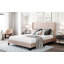 Lit plateforme en velours-1597490690