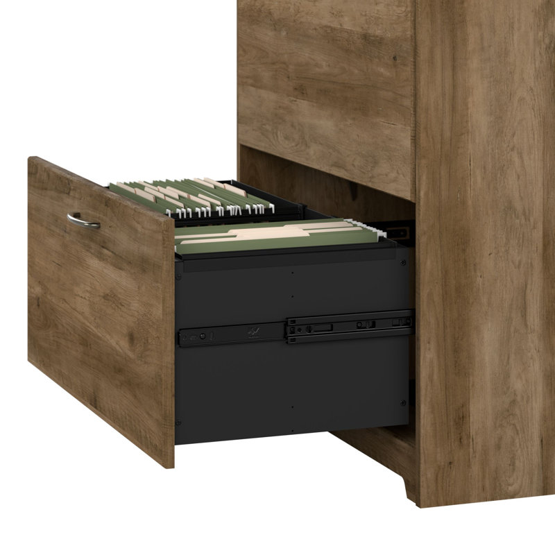 Osvald 31.26'' Wide 2 -Drawer File Cabinet, Reclaimed Pine