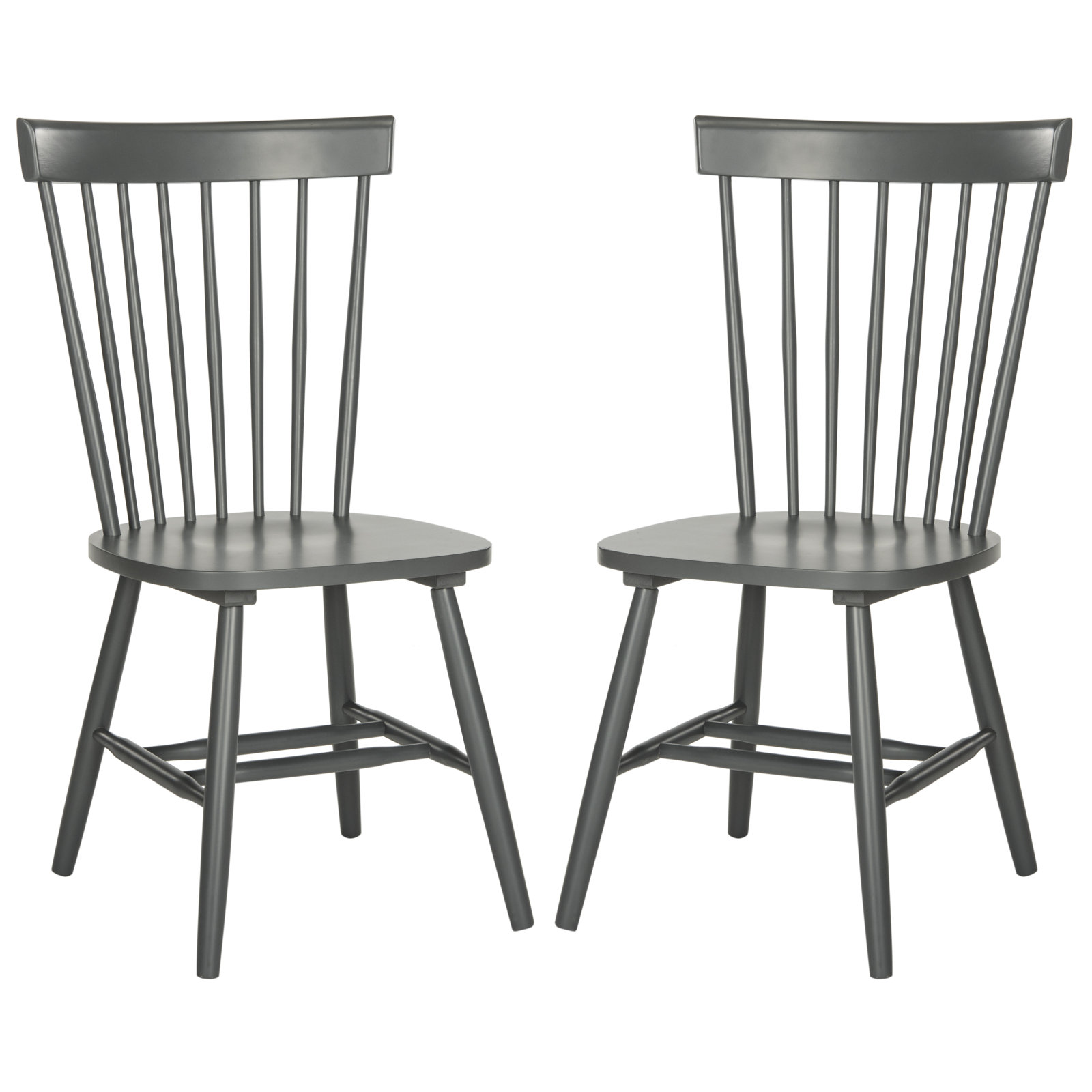 Matanna Oak Dining Chair, Charcoal Gray