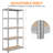 Nobayad 35.51 " W Wall Mounted Shelving Unit