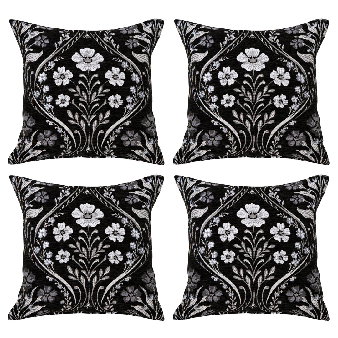 Schrade Floral Square Cushion mit Füllung