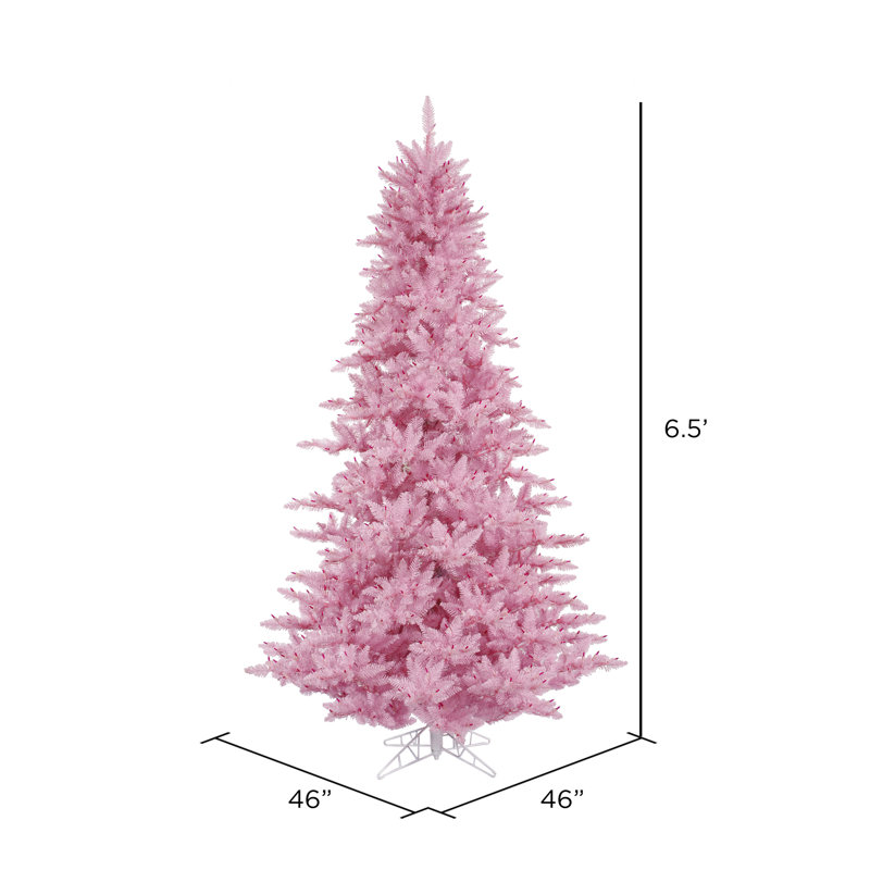 Artificial Fir Christmas Tree, 6.5' H x 46" W