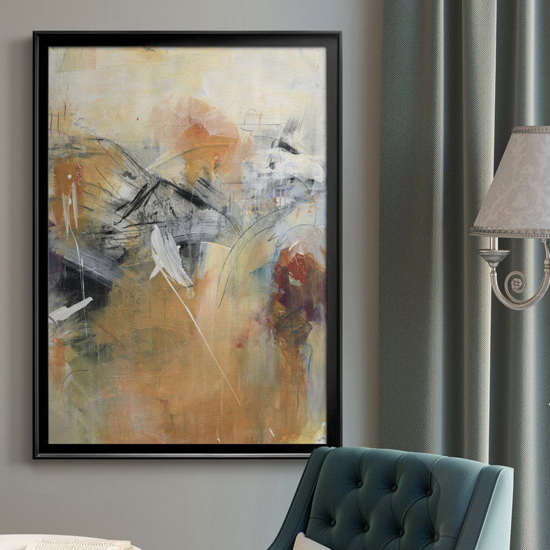 Frozen Spring II - reproduction d'art sur toile encadrée, Cadre noir, H 24,5 po x l 18,5 po x P 1 po