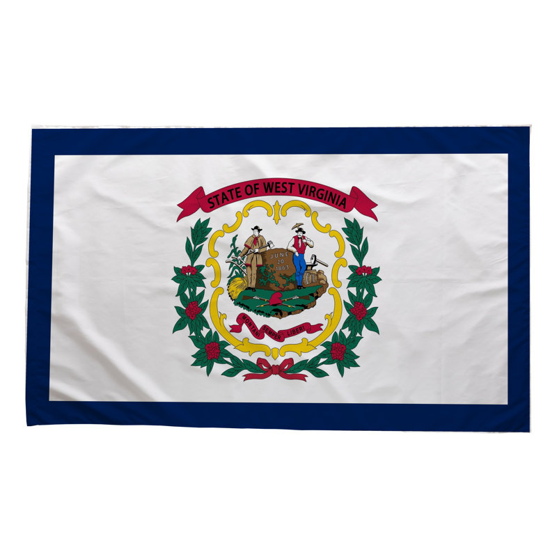 Drapeau de l'État de Virginie-Occidentale — Drapeau extérieur