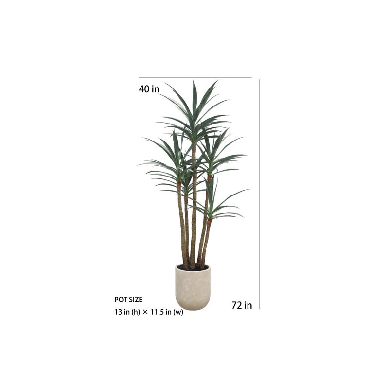 6' Artificial Yucca Tree