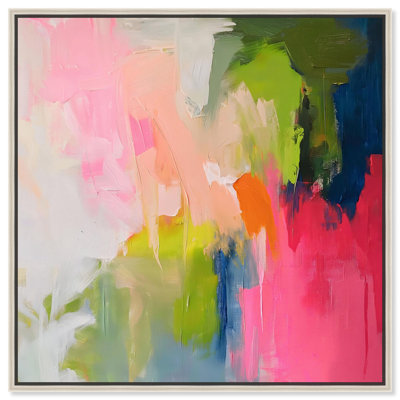 Dynamic Roughness Canvas Modern Colorful Print by Art Remedy