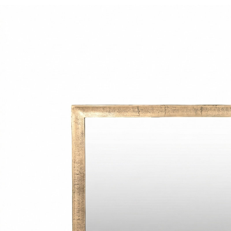 Miroir mural rectangulaire en métal, H 23 po x l 32 po