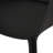 Azalea Outdoor Chair - Weather , Stable Structure, Minimalist Outlook, Black Polypropylene, 22.82In Depth, 22.13In Width, 32.6In Height, 12.1Lb Weight Chair To Weather, Strong Frame, Simple Design,