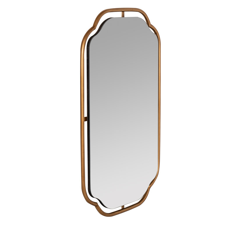 Sebastian Wall Mirorr, Silver, 34" H x 22.25" W