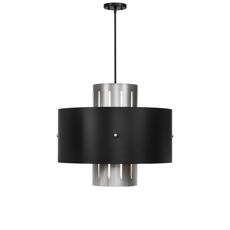 Luminaire suspendu 24 po de large Cilindro