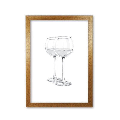 White Wine Glasses - Painting