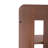 5-Tier Free Standing Bookshelf Narrow Bookshelf Storage Rack  With Adjustable Shelves