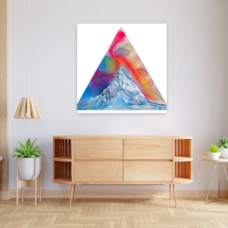 Art contemporain contemporain, paysage abstrait, H 36 po x l 36 po