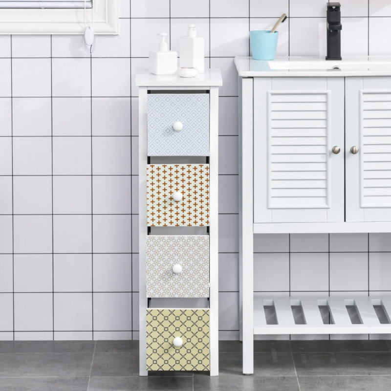 Engineered Wood Freestanding Bathroom Cabinet
