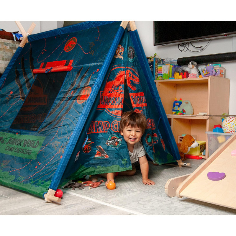 Ukonic 60'' W x 48'' D Indoor Canvas Triangular Play Tent
