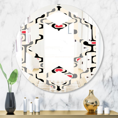 Miroir mural Hexagon Star Abstract Design Eclectic
