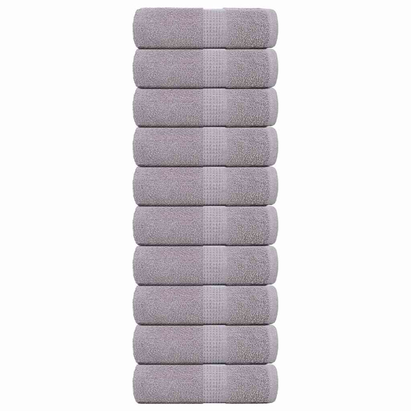 Semyon 100% Cotton Fingertip Towel, Grey