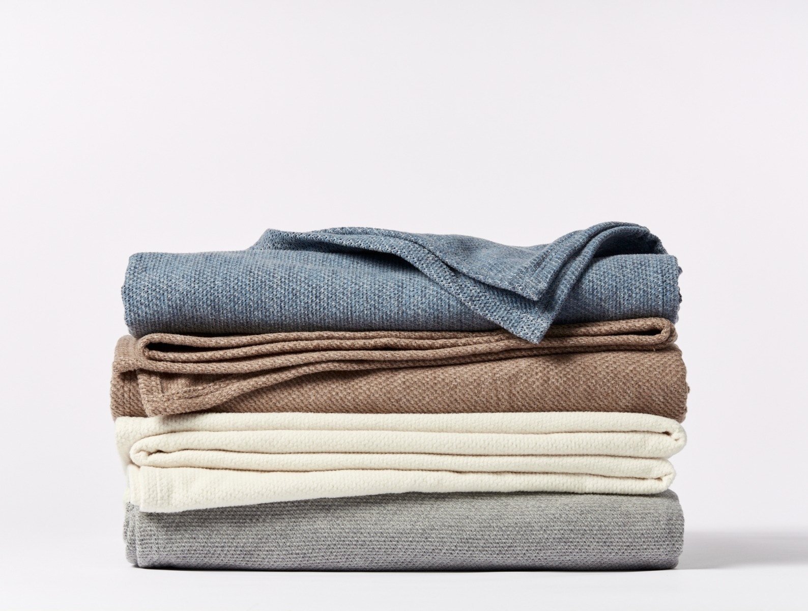 Sequoia Hand Woven Throw Blanket, Throw, Undyed