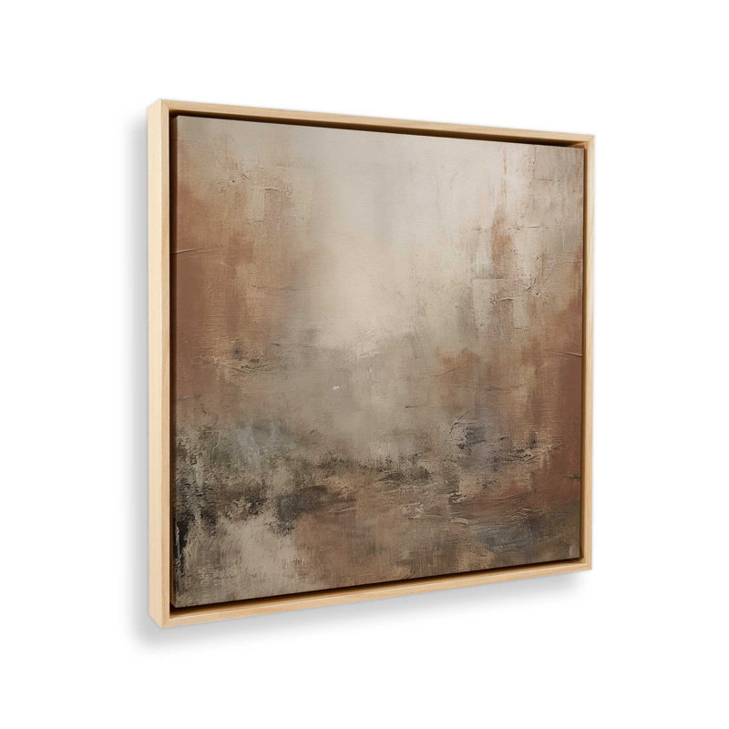 «Russet Mist Déroulant», reproduction sur toile roulée, Cadre flottant, H 12,75 po x l 12,75 po x P 1,75 po, Érable américain
