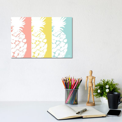Trio d'ananas moderne